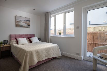 A double bedroom at Galley House, Hertfordshire