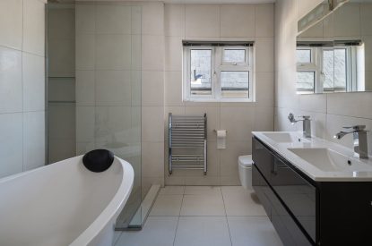 The bathroom at Galley House, Hertfordshire