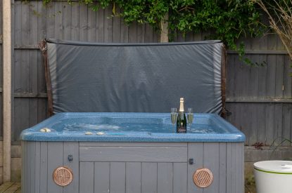 The hot tub at Galley House, Hertfordshire
