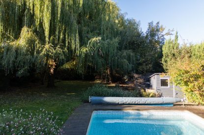 The outdoor swimming pool at Galley House, Hertfordshire